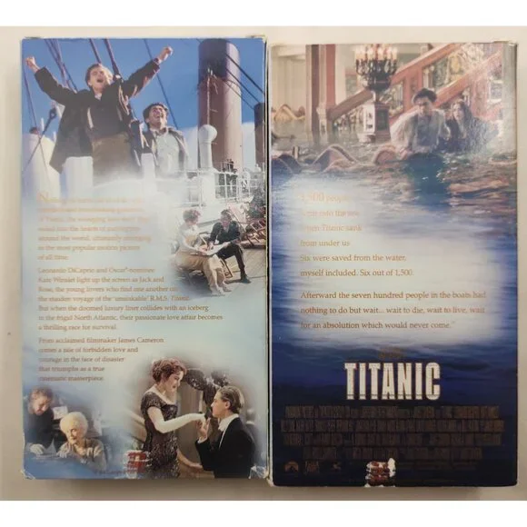 Titanic (VHS, 1998, 2-Tape Set, Pan-and-Scan) - Picture 6 of 7
